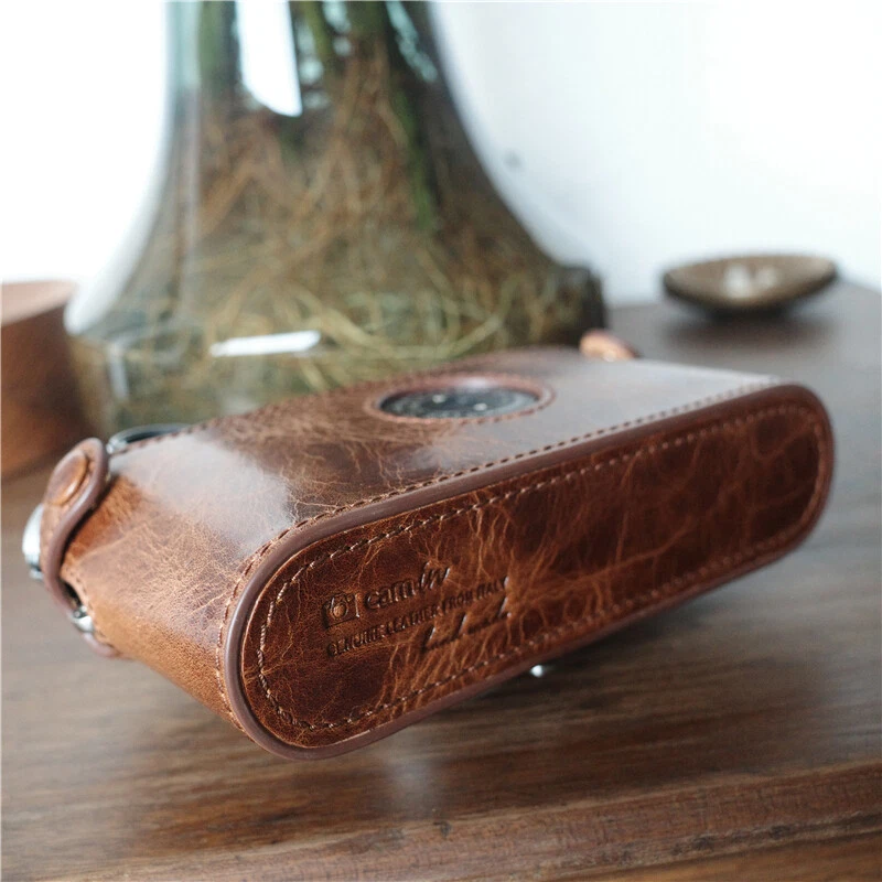 Cam-in Genuine Leather Camera Half Case Bag Cover Fr Leica M7 M6 M3 M4P MP M2 M4 - Image 3 of 4