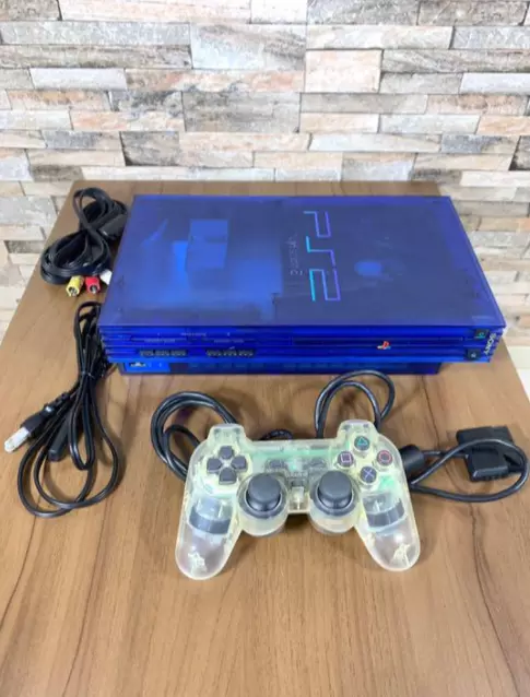 Sony Playstation 2 Ocean Blue LIMITED EDITION – RetroPixl