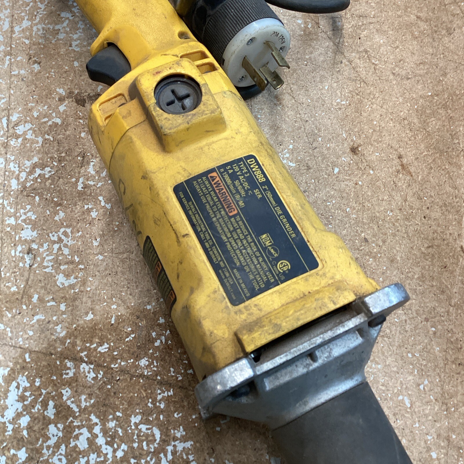 Dewalt DW888 2" Die Grinder Corded Electric 120 Volt 19,000 RPM eBay