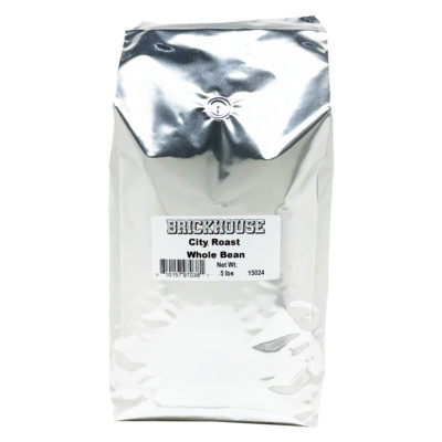 Brickhouse City Roast, Whole Bean Coffee, 5LB Bag Fresh Roasted