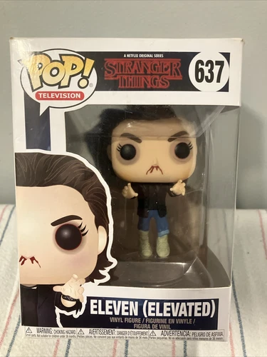 Funko Pop! Vinyl: Stranger Things - Eleven - (Elevated) #637 W/Pop! Protector.
