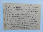 Benedicto Croce Autograph 1938 Postcard Joseph Billanovich