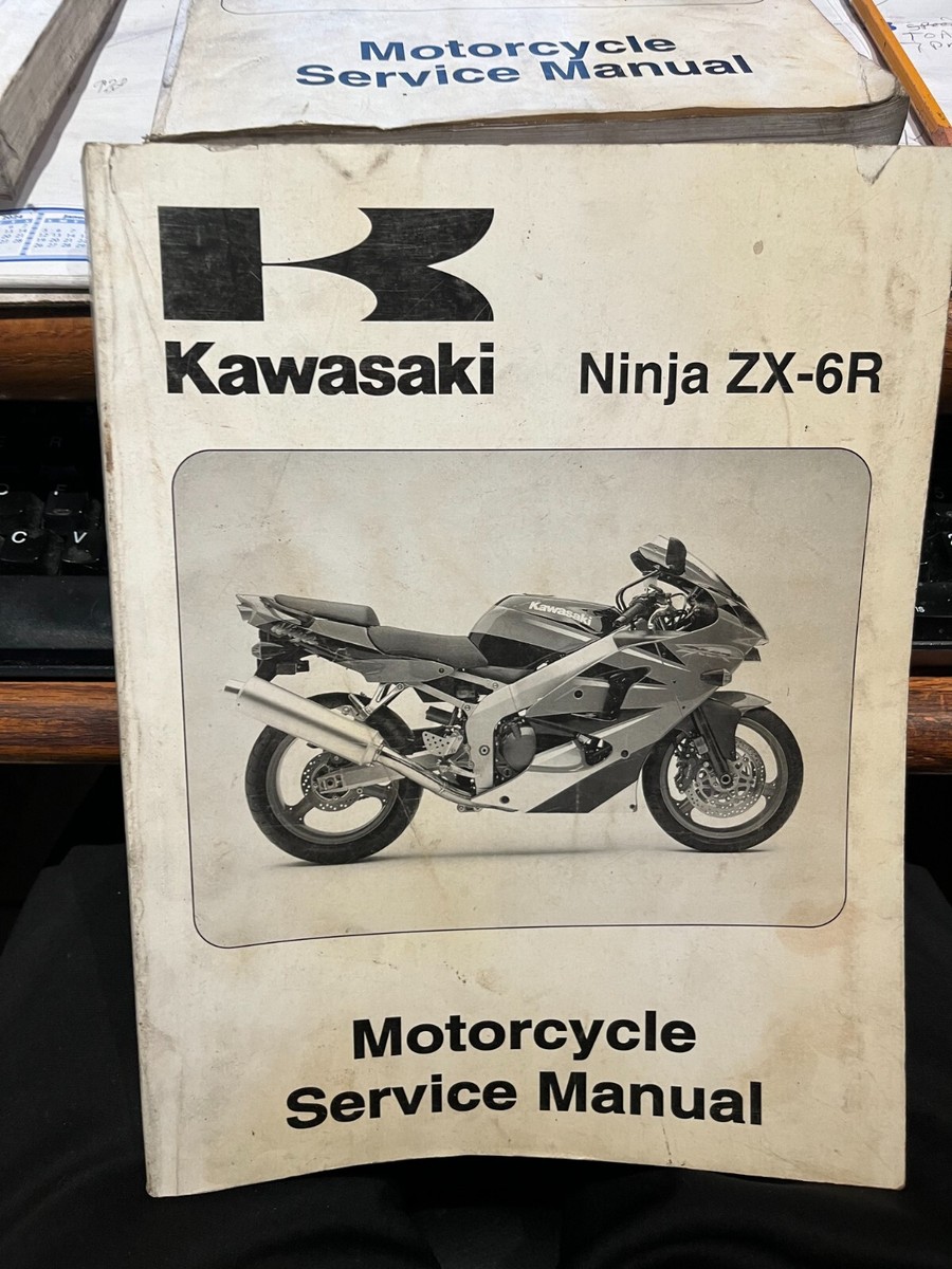 2000 Genuine Kawasaki ZX600 Ninja ZX-6R Repair Service Manual Book