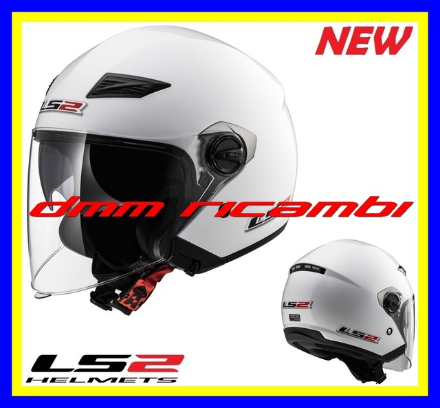 Ls2 Of569 Track Solid Casco Jet Lucentezza Bianco XL | Acquisti Online su  eBay