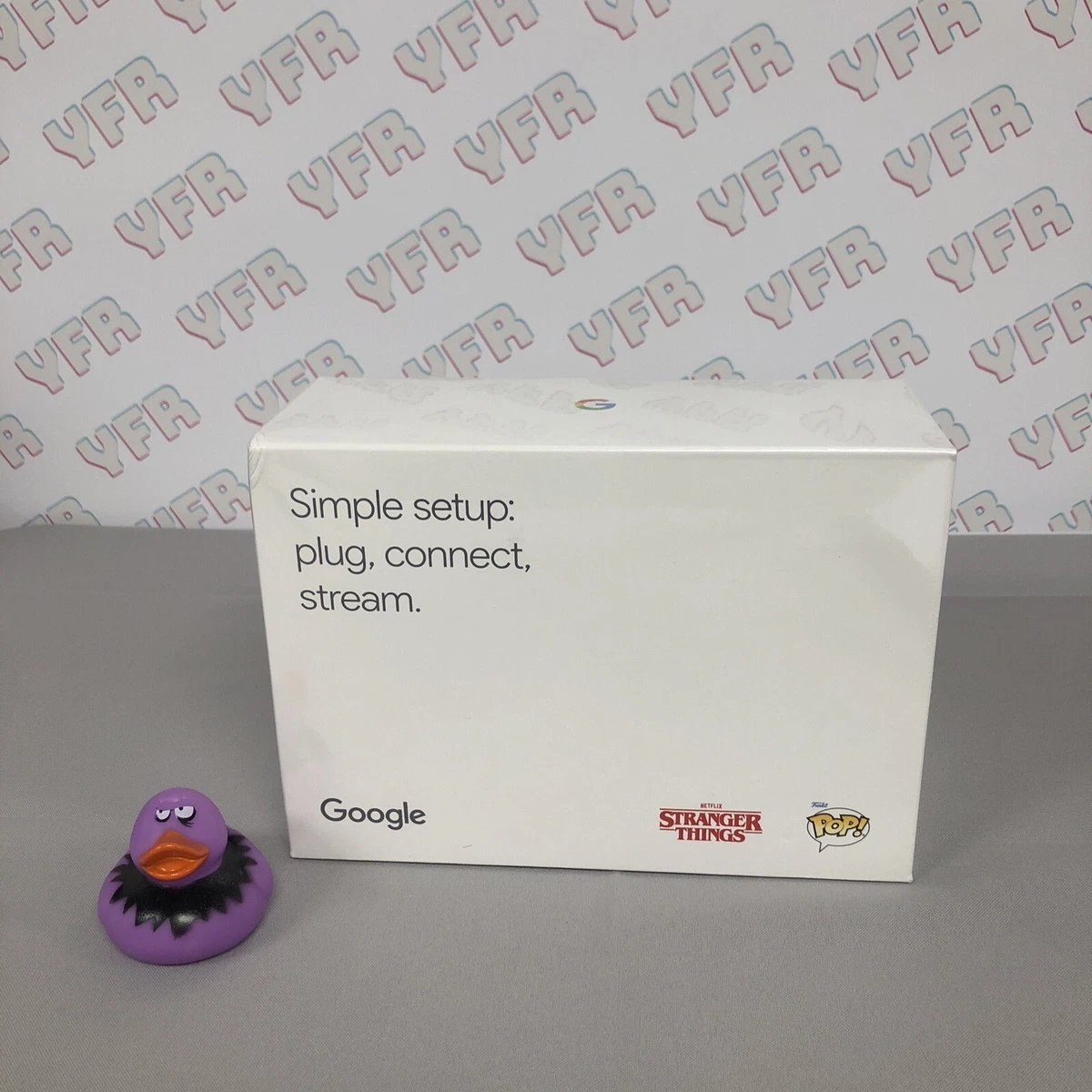 Chromecast with Google TV (4K) Streaming Media Player - with Funko POP! TV Stranger Things Eleven with Eggos