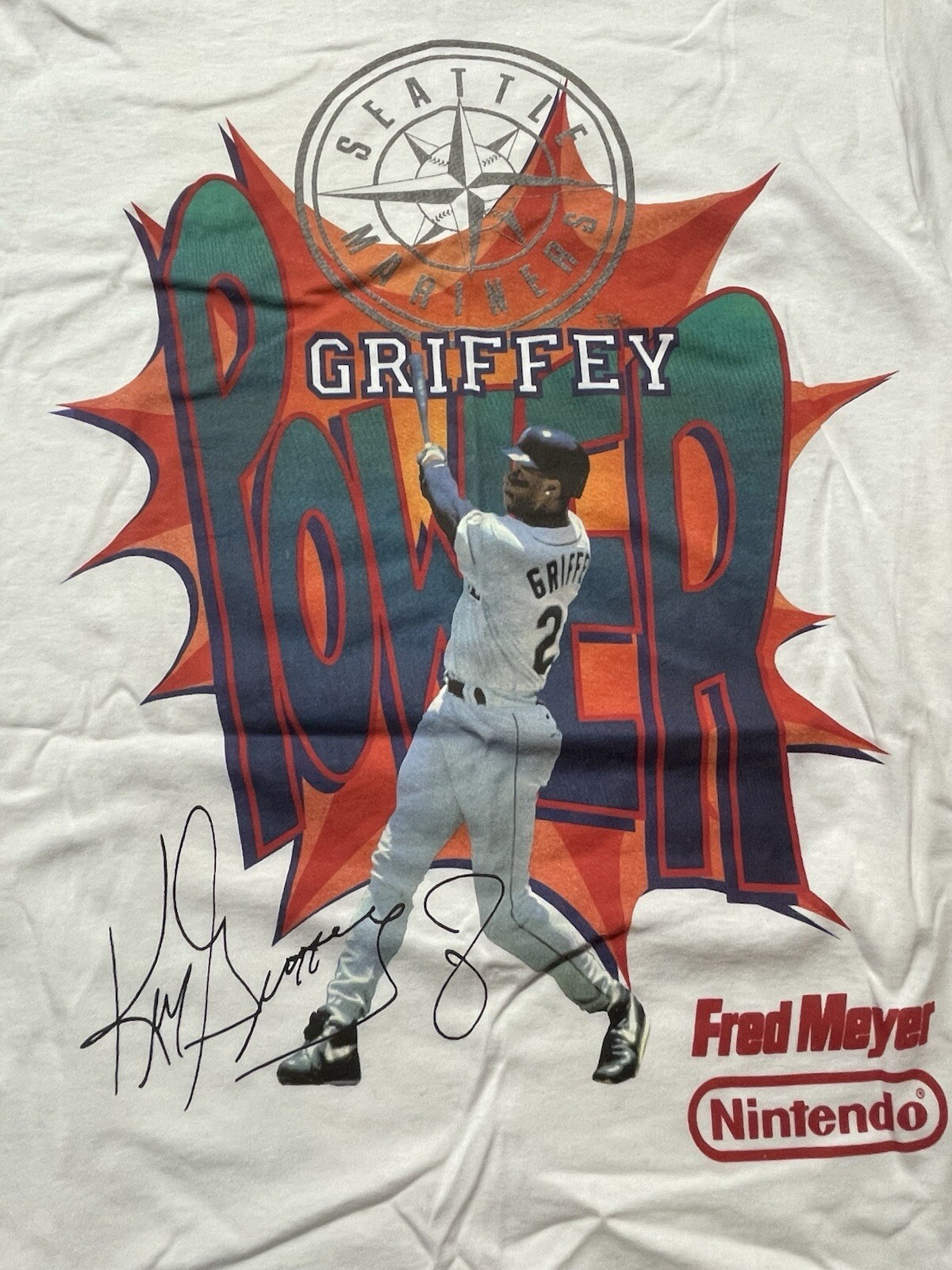 ALTRA Griffey Jr Tee Shirt Nintendo new Without Tags Adult (See Details)