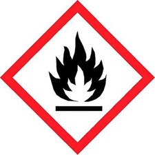  Highly flammable coshh symbol Safety sign