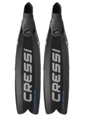 Flossen Cressi Gara Turbo Impulse Flossen für Freitauchen - Neu ohne Etikett - UK5/6
