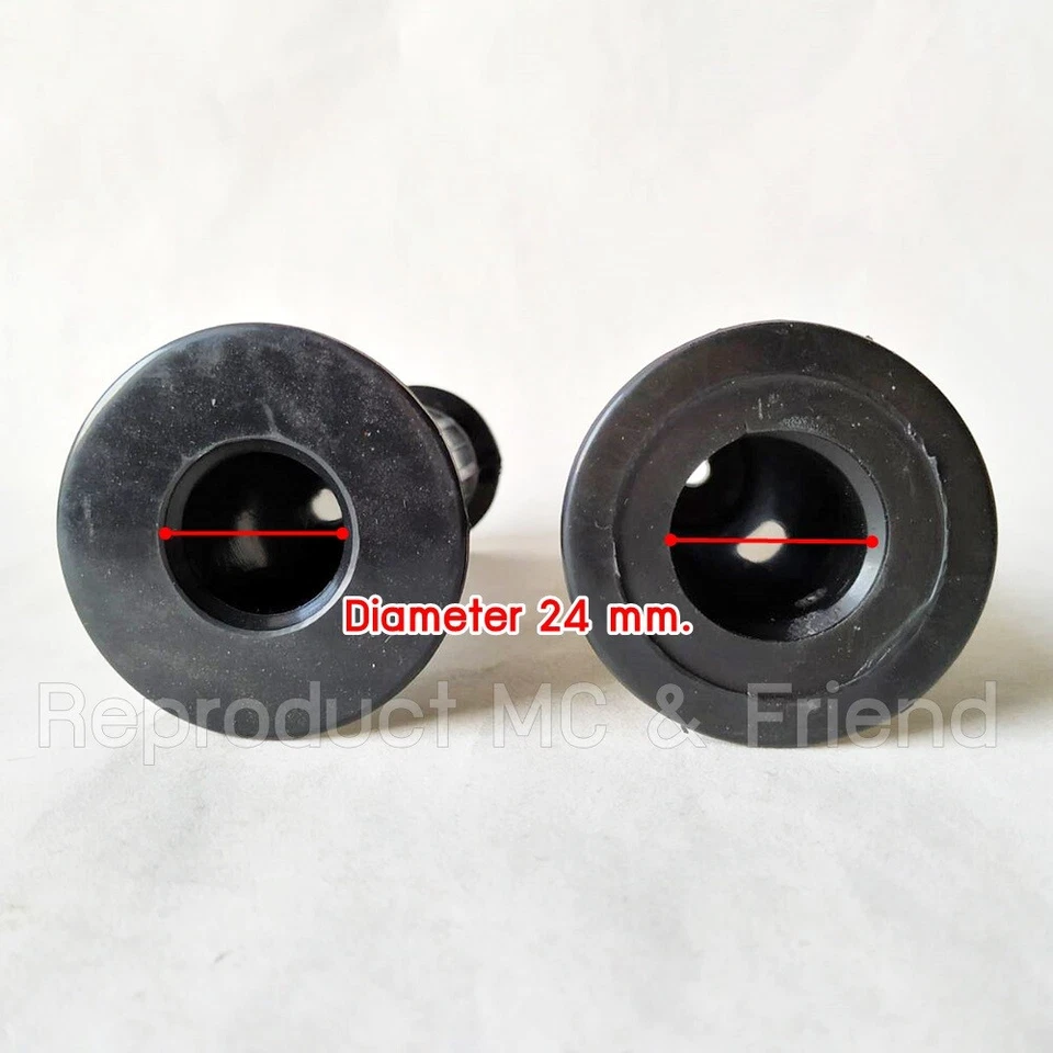 Empuñadura de goma L/R para Suzuki A100 A80 DS80 DS100 DR100 JR80 Foto 3 de 4