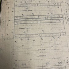 1972 - General Motors - Blueprint - Vintage - 34x22 Inches