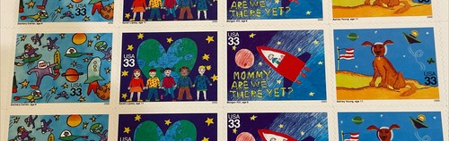 2000 sheet Stampin' the Future Sc# 3414-17 - Picture 2 of 2
