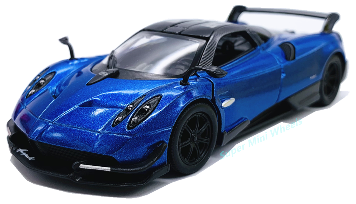 Kinsmart 1:38 Pagani Huayra BC 2016 Modellauto – Gelb, Die-Cast Metall, Mit öffnenden Türen