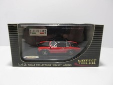 1/43 VITESSE Fiat 124 Abarth Coupe Stradale Mini Car Rosso Rally Red
