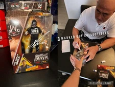 Great Muta signed WWE Monday Night Wars Action Figure Mattel WWF AEW WCW