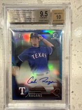 Cole Ragans 2016 1st Bowman Chrome AUTO BLUE REFRACTOR #/150 BGS 9.5/10 BGS 1/1