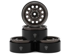 Treal Hobby Type I 1.9 Vintage 12-hole Beadlock Wheels Titanium 4