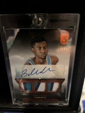 2023-24 Topps Three - Triple Relic Autographs Brandon Miller #TRA-BM  Bronze /25