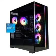 CyberPowerPC Gaming Desktop (16GB, 1TB SSD, i5-14400F, RTX 5060) Win11H, Black