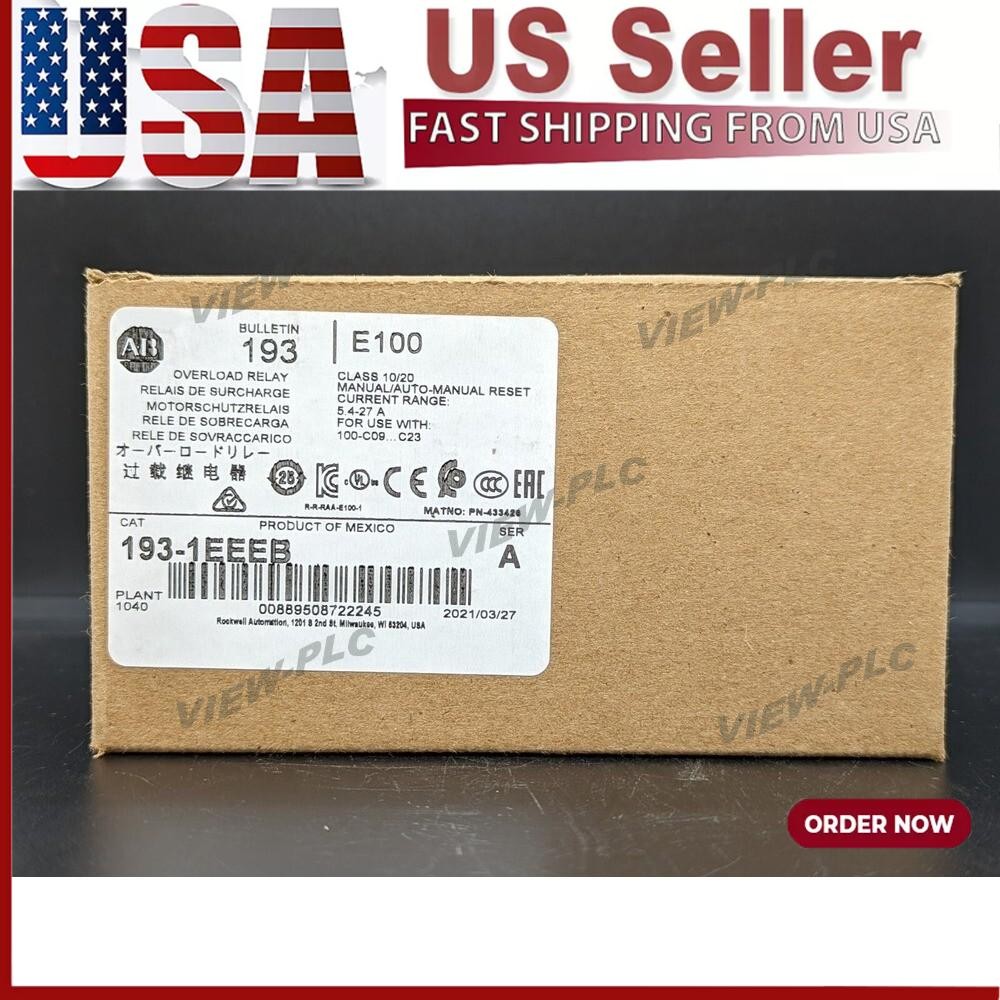 Allen Bradley 193-1EEEB Overload Relay 5.4-27AMPS NEW IN BOX US Free Tax
