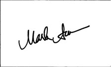 1990's -Mark Acre- Signed/Autograph/Auto Index Card Oakland Athletics MLB