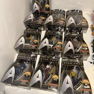 2009 Playmates Star Trek Movie Warp Sammlung Lot Komplettsatz Actionfiguren