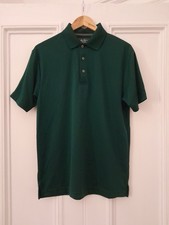 Ben Hogan Performance Power Air Short Sleeve Green Polo Shirt size M