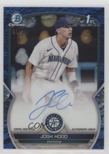 2023 Bowman Chrome Prospect Blue Lunar Crater Refractor /150 Josh Hood Auto uy9