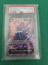Mr.2.Bon.Kurei (Bentham) (Alternate Art) OP14-091  PSA 10