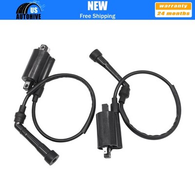 NEW Set of 2 Ignition Coils for Kawasaki EN500C Vulcan 500 Ltd 1996 1997-2009