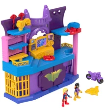 NEW! Fisher-Price Imaginext DC Super Friends Batgirl Hero Hideout Playset