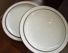 °°° THOMAS ROSENTHAL GROUP "SCANDIC SHADOW BRAUN" 2 KUCHENTELLER D=19,6 CM °°°