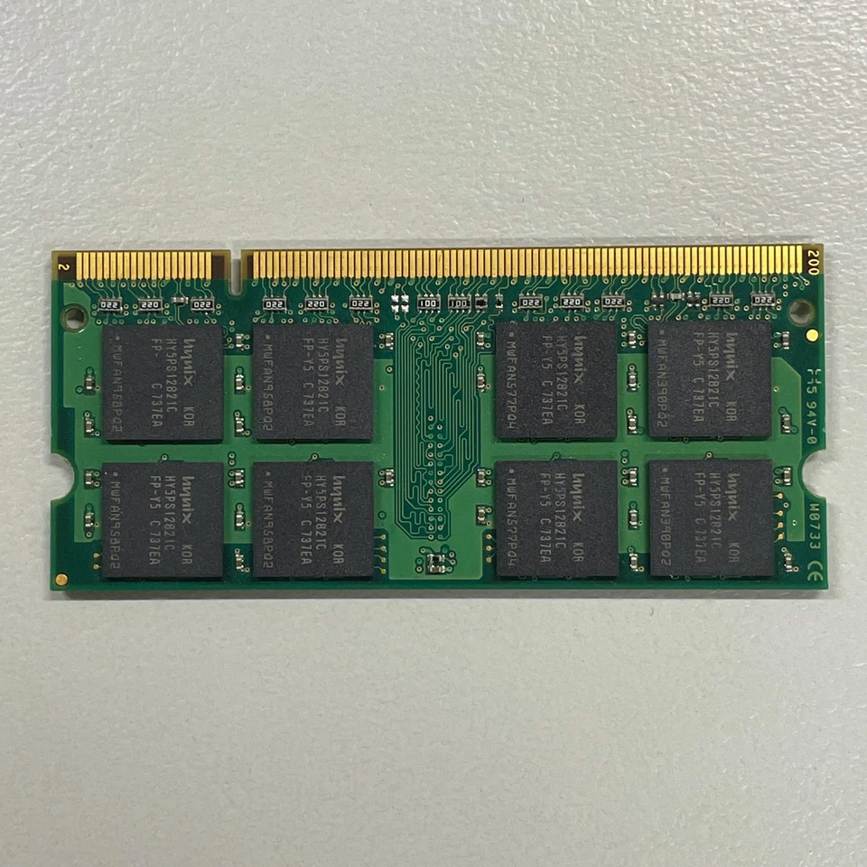 Kingston 1GB DDR2 RAM PC2-5300 667MHz non-ECC Unbuffered SODIMM KVR667D2S5/1G - Image 2 of 3