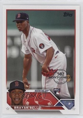 2023 Topps Complete Set 582 Montgomery Club Brayan Bello #185 Rookie RC 0mi9