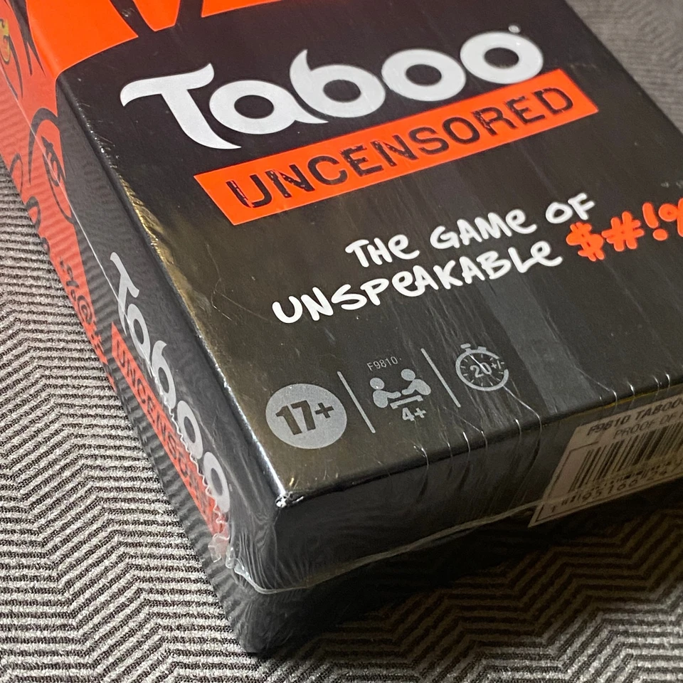 SEALED Hasbro Gaming Taboo Uncensored Board Game for Adults Ages 17+ FREE SHIP - Image 2 of 4