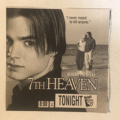 7th Heaven Tv Series David Gallagher Barry Watson Print Ad Advertisement TPA30