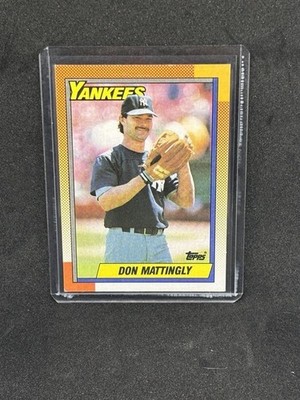 Lot of 3 Don Mattingly Base 1990 Topps 1988 Topps 1988 Score