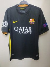 Camiseta Nike Barcelona 2013 2014 Tercera Equipación Camiseta Neymar Talla S Negra