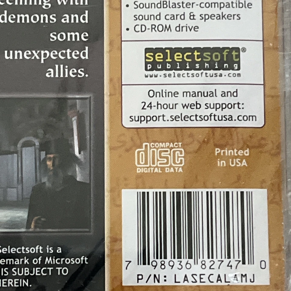 The secrets of Alamut Video Game PC Windows CD ROM 95/98 Me “RARE” NEW Sealed - Image 3 of 4