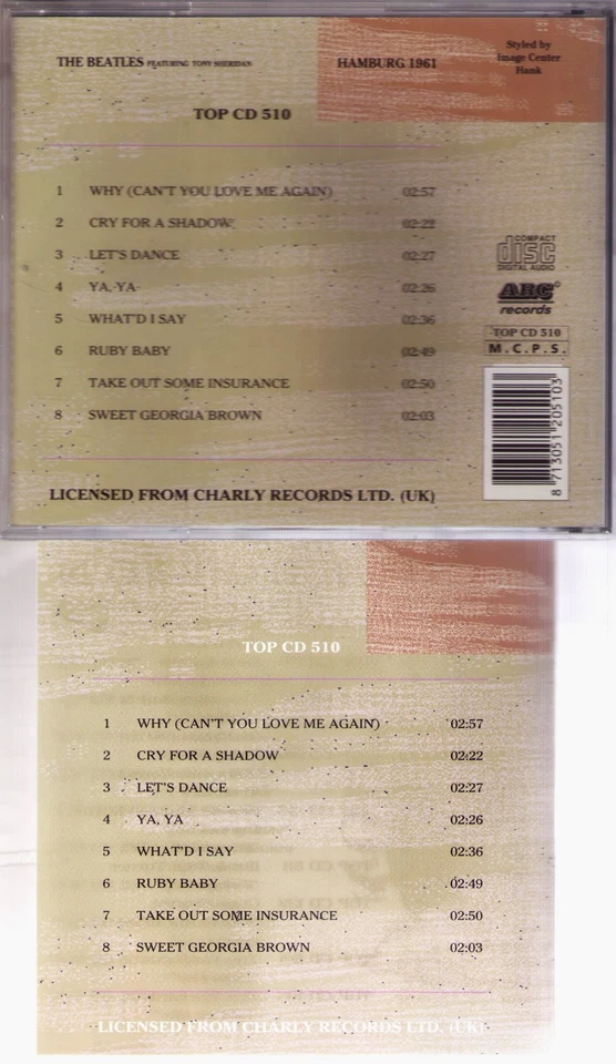 CD - THE BEATLES FEATURING TONY SHERIDAN - THE TOP COLLECTION HAMBURG 1961 n.m. - Bild 3 von 3