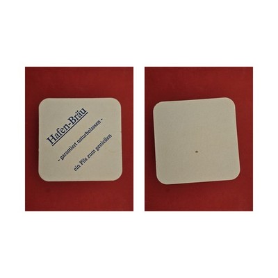 Hafen-Bräu blaue Schrift Brauerei Bierdeckel Bier