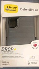 OtterBox Defender Pro Rugged Gray Case Antimicrobial for Samsung Galaxy S22