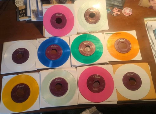 THE Beatles Capitol/Cema 45rpm Vinyl (1994) 10 Different 45s