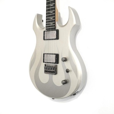 Kramer Pariah Pewter Grey Flame Electric Guitar with Coil Tap