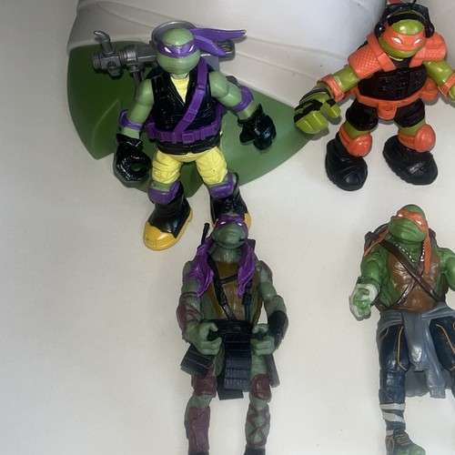 Nickelodeon TMNT Giant 24" Leonardo Turtle Playset Lair and a few action Figures - Picture 20 of 22