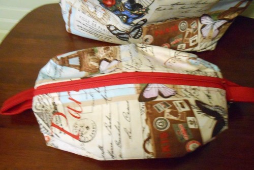 Tote-Ly By Angela's XL Overnighter Stoff Reisetasche Handarbeit in USA NEU - Bild 5 von 8