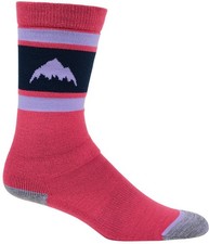 BURTON KIDS MIDWEIGHT WEEKEND SKI SOCKS SMALL/MEDIUM - 2 PACK