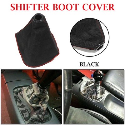 JDM Bride Racing Hyper Fabric Shift Knob Shifter Boot Cover MT AT Universal Car