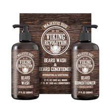 Viking Revolution Beard Wash and Beard Conditioner for Men with... USA FAST SHIP