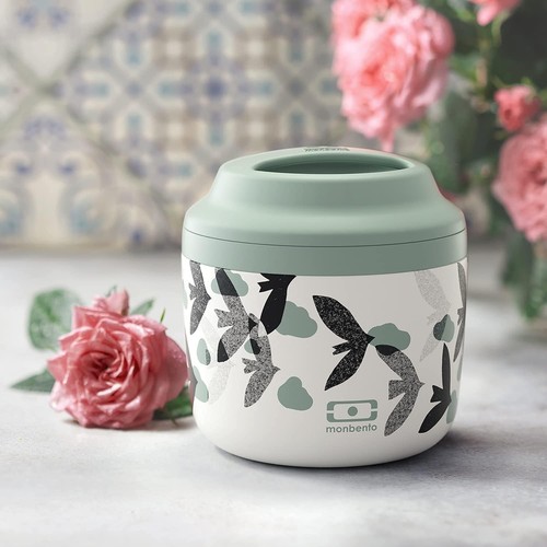 monbento - Lunch Box Isolante MB Elemento 550mL - Elemento, Grafica Uccellini - Foto 7 di 7