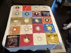 Classic Rock 70’s 80’s Lot of 20 Vinyl Records 45 RPM ABBA ELO Boston Elton John